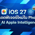 iOS 27 Photos AI Apple Intelligence ฟีเจอร์แก้ไขภาพใหม่ Extend Enhance Reframe ก่อน WWDC 2026