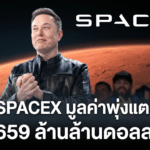 SpaceX มูลค่าพุ่งแตะ 2.659 ล้านล้านดอลลาร์ แซง Amazon ขึ้นแท่นบริษัทใหญ่อันดับ 5 ของสหรัฐฯ SpaceX มูลค่าพุ่งแตะ 2.659 ล้านล้านดอลลาร์ แซง Amazon ขึ้นเป็นบริษัทใหญ่อันดับ 5 ของสหรัฐฯ