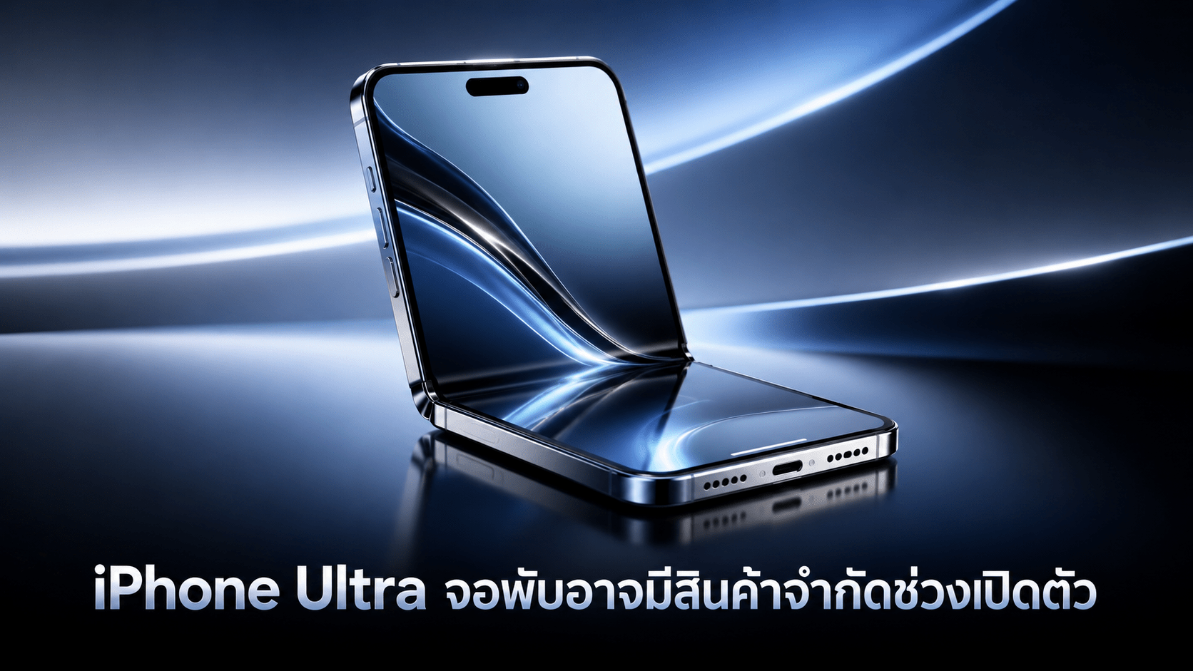 iPhone Ultra จอพับอาจมีสินค้าจำกัดช่วงเปิดตัว ราคาเริ่มต้นราว 2,300 ดอลลาร์